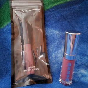 Selling as Pair Mac and Buxom travel size.